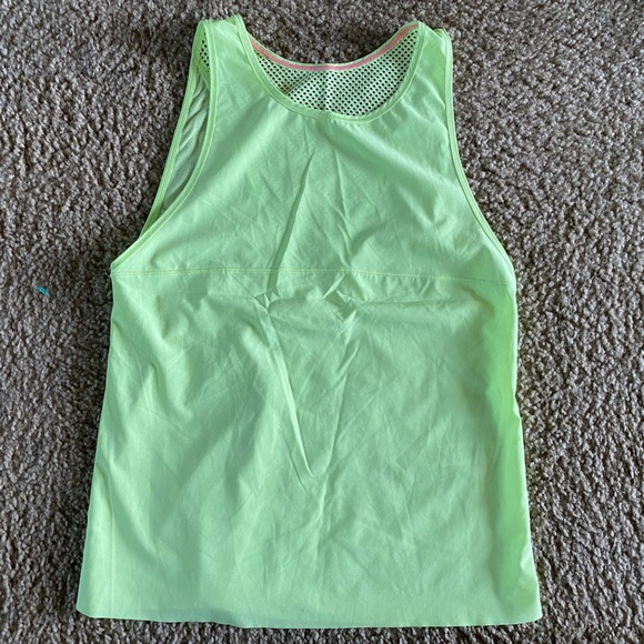 Ivivva Other - Ivivva by Lululemon Girls Tank Top Neon Green Yellow Mesh Back